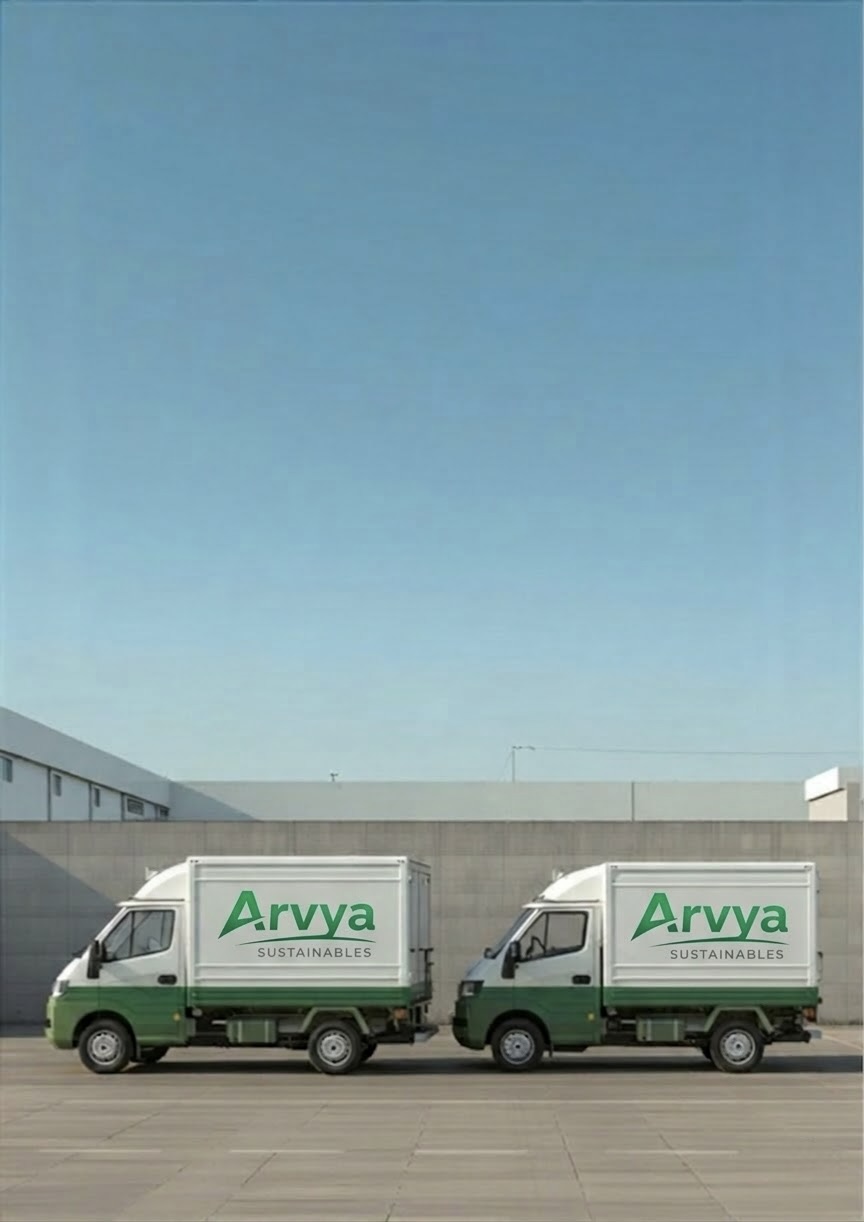 Arvya EV delivery fleet